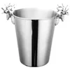 Ice Bucket Stainless Steel Wine Cooler Chiller Bottle Champagne Beer Cold Water Machine Bucke Buckets And Coolers2241993