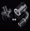 Accessori per fumatori 25mm XL XXL 45 90 Banger al quarzo 14mm maschio femmina Chiodo con tappo in vetro UFO Carb Terp Pearl per piattaforma petrolifera