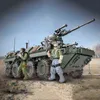 1036 PZ Serie Militare USA Stryker Blocchi di Costruzione Del Veicolo Città Auto Blindata Soldati Dell'esercito Arma Mattoni Giocattoli Per Bambini Regali Per Bambini Y1130