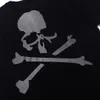 Przypadkowy drukowany z krótkim rękawem T-shirt żółty logo Mastermind World Mężczyźni Kobiety Wysokiej Jakości Back Skulls Tee Topy