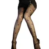 Mode luxe bas sexy bas serrés legging collants femme lettre imprimé flocage bas antihook soie fond pant6024660