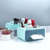 Tissue Boxes & Napkins Desk Creative Double Layer Box Environmental Protection Towel Napkin Office And Home Decoration