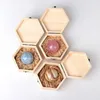 Natural crystal rough polished ball wooden gift box arts ornaments home desktop decoration Mineral Healing Reiki energy stone