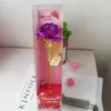 Вечеринка Танабата День Святого Валентина Оформление Цвет Золотые розы Звездное небо Светящиеся Золотая фольга Роза Подарочная коробка