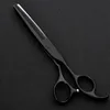 Hair Scissors Professional Japan 440 Steel 6 Inch Black Set Cutting Barber Salon Haircut Thinning Shears Hairdressing4725641