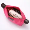 Складные женщины путешествуют косметическая сумка мини -девочка организатор макияжа водонепроницаемый нейлоновый красный
