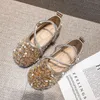 Frühling Herbst Girls Prinzessin Schuhe Bling Hochzeitsschuhe Brautkristalltanzschuhe für große Mädchen Kinder Baby Kleinkinder