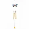 Wind Chime Glas Hummingbird Dragonfly Wind-Bell Trädgårdsdekoration för hem uteplats Veranda Gård Gräsmatta Balkong Inredning