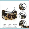 Tennis Jeweltytennis Go2boho Leopard bransoletki na damskie prezenty miyuki bransoletka leopar pulseras mujer moda biżuteria ręcznie robiona opaska je