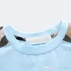 夏の男の子の女の子のコットンデザイナーTシャツファッション幼児のカジュアルな格子縞半袖ティーシャツ子供トップキッズ薄いブティック服S1369