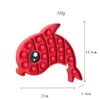 Push Bubble Sensory Toy Delphinidae Autism Dolphin Squishy Stress Reliever Toys Adult Kid Gift 6 Colorsa07 a344079219