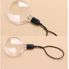 Portable 2.5X Phone Microscope Cellphone Key Ring Lanyard Microscopes Magnifying Glass Small Hanging Reading Newspaper Mini Loupe Glasses Magnifier A SZ-035