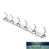 Hooks & Rails High Quality 6 Stainless Steel Wall Mounted Rack Hanger Clothes Robe Hook Key Coat Holder Hat Towel #15T1