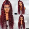 red synthetic wigs