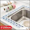 Aessories Bath Home Gardeth Aessory Set Adesivo in vetro Adesivi elettrostatici impermeabili Lavandino del bagno Autoadesivo Igroscopico Drop Deliv