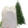 50 * 70センチ昇華サンタ袋クリスマスバッグ巾着クリスマスクロースギフトバッグ空白の子供たちホームフェスティバルサプライ品