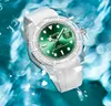 2021SS Womens Watches Luxurys Designers Lumineuze kalender 40 mm Quartz Watch Ladies Watch Silicone Band Watch Female Student Trend 268T