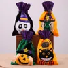 Partido suprimentos Decoração de Halloween Decoração Truque ou deleite sacos de doces para crianças bruxa crânio abóbora gato bolsa de lanche xbjk2107