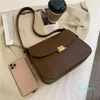 Ladies Shoulder Bags Fashion Pure Color PU Women's Retro Casual Phone C0508