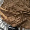 Ceinture Cardigans d'hiver Femmes Automne Pull Cardigan Veste Femme Twist Twist Sashe Manteau en tricot surdimensionné Tops 210601