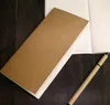 Todo 88X155 CM caderno de papel em branco bloco de notas livro vintage macio copybook memorandos diários capa Kraft diário notebooks notepad5098076