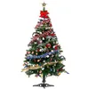 150 cm Kerstdecoratie Home Decor Tree Pakket Codering met gekleurde lichten S Navidad 211019