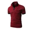 2021 Tasarımcı polo gömlekler Erkek Casual Marka Pamuk Kısa Kollu Yüksek Kaliteli Erkekler Golf Gömlek Yaz