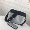 SACS Messagers Designer Messenger Bags Mens Crossbody 3 조각 세트 패션 크로스 바디 Boodschapper 가죽 럭셔리 Sac De Messager 남자 어깨 가방 클러치 3pcs