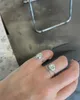 Designer Exquisite 925 Sterling Silver Small Ring Basic Fashion Trendy Brand All-Match Öppna Justerbara Kvinnors Smycken