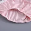 Külot 3pcs Baby Bebek Kız Kızları Yumuşak Pamuklu Çocuk İç Çamaşırı Kısa Özet