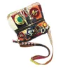 Waist Bags Luxury Fashion Retro Genuine Leather Cowhide Snake Pattern Handbag Designer Shoulder Bag Rainbow Strap Tassel Female