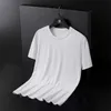 Människans T-shirt Is Silk Kortärmad Mäns Sommar Snabbtorkande Sport Rund Neck Mesh Andningsbar Homme Märke 210716