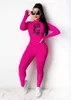 Calças plus size 2x outono inverno feminino manga longa macacões moda macacão magro bodysuits casual cor sólida macacão nightclub wear