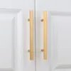 Liga de alumínio preto hexagono puxa botões de cômoda de gaveta alças de tração de gaveta de cozinha moderna por porta h 3.75 5 6,3 7,55 polegadas