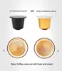 60 Sets for Nespresso Coffee Capsule with Foils Lid Espresso Disposable Filter Pod Aluminum Foils Cover Kitchen Coffee Mahicne 210712