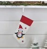 Christmas Woondecoratie Sok creatief ingericht Children's Gift Snack Bags Kerstboom Hang Leuke Cartoon Rendier Sneeuwman Santa Claus