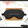 Vrouwen imiteerden zijden slaap oogmasker draagbare reis eyepatch dutje oog patch rust blinddoek ooghoes slaapmasker nacht oogschade 10 stks gikll