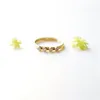 14K guldfylld zirkon ring guld smycken boho knuckle anillos mujer minimalistisk stapling bohemian