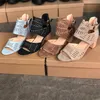 Kobiety Wysokie obcasy Kryształy Kryształy Sandał Peep-Toe Skórzane Buty Moda Hollow Out Sandals Lato Chunky But Z Szybkiem Zipper Rozmiar 35-43 12