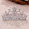 Fermagli per capelli Barrettes Bambini Mini Corona Pettini Forcine Bling Strass Fasce Diademi Per Donne Ragazze Accessori da sposa da sposa