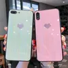 Wholesale Fashion Laser Exquisite Tempered Glass Phone Cases For iPhone 6 7 8 X 11 Pro Max Shockproof Back Cover Case
