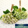 Gafflar konstgjorda gröna växter simulering lämnar praphy props dekoration bröllopsfest leveranser dekorativa blommor kransar fabrikspris expert design kvalitet