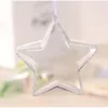 Transparent Plastic Ball Wedding Grade Star Shape Hanging Gift Wrapping For Christmas Tree Candy Box Wrap