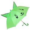 Winddichte omgekeerde vouwen 3d oor modellering kinderen paraplu's regenbescherming C-haak handen mooie cartoon ontwerp paraplu