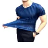 Men's T-Shirts 2023 New Men's Short Sleeve Tees Rhinestone Large Cotton Elastic Loose Fashion Luxurious Casual T-shi289a