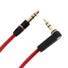 1,2 m L Ostre 90 stopni Universal 3,5 mm do 3,5 mm M/m Car O Aux kabla kabla rozszerzonego o kabel pomocniczy do głośnika iPhone Free6564629