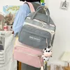 Rugzak vrouwen mode college student kawaii harajuku school hoge capaciteit laptop reizen schattig meisje boek vrouwelijke tas