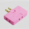 Компьютерные аксессуары US 3 в 1 разгибатель Electrical Adapter 180 градусов Регулируемая мини -форма зарядка мобильного телефона C3752946