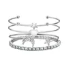 Bangle Fashionable Star Moon Heart-shaped Bracelet In Europe And America
