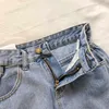 Smlinan Fashion High Waist Shorts in jeans vintage Donne più taglia harajuku arricciatura jeans mini corti pantaloni estivi 210621